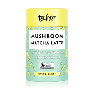 Teelixir Mushroom Matcha Latte with Lion's Mane (100g)