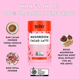 Teelixir Mushroom Cacao Latte with Reishi (100g)